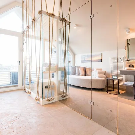 Dom wakacyjny Hafen27, Meeresbrandung - Wattblick Mit Beachhouse-design In Sylt *